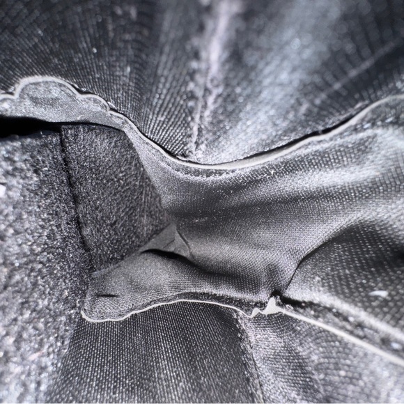 Black Over-the-Knee Heeled Boots with Lace-Up – Size 7 - Picture 12 of 12